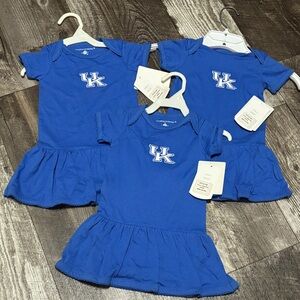 Blue UK Logo Baby Dress